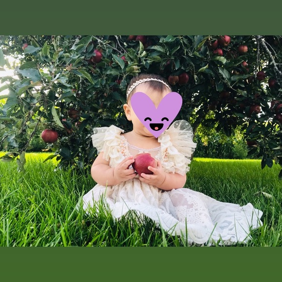 12-24M Handmade gorgeous dress for photo shoot - Picture 6 of 9